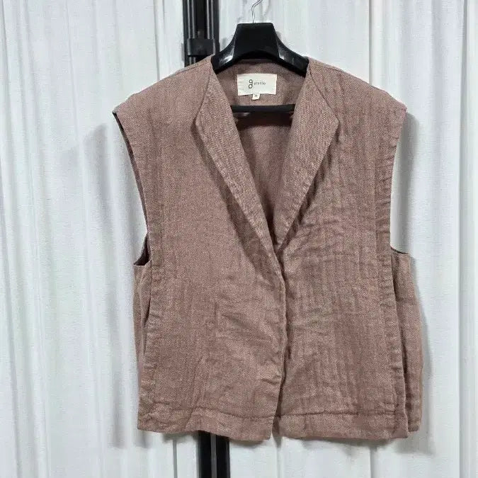 [BUNJANG] JS Studio Linen Vest (Size 55) / 지스튜디오린넨조끼(55)