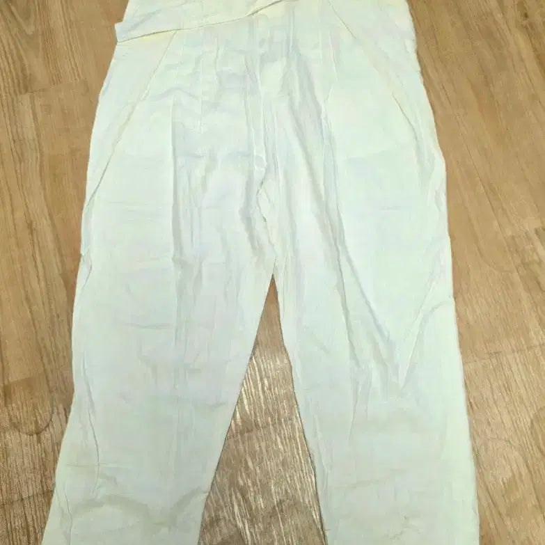 [BUNJANG] Linen Relaxed Fit Pants / 린넨 베기핏 팬츠 새거 남30.여32