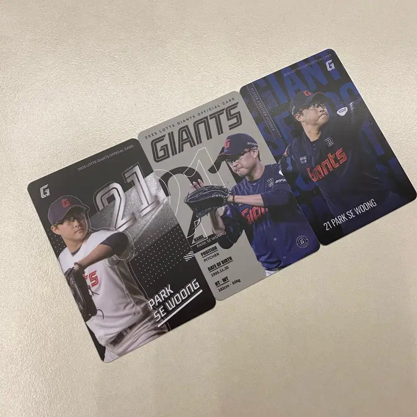 [BUNJANG] Lotte Giants Park Se Woong Photocard Set / 롯데자이언츠 박세웅 포토카드 / 2025시즌