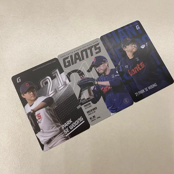[BUNJANG] Lotte Giants Park Se Woong Photocard Set / 롯데자이언츠 박세웅 포토카드 / 2025시즌