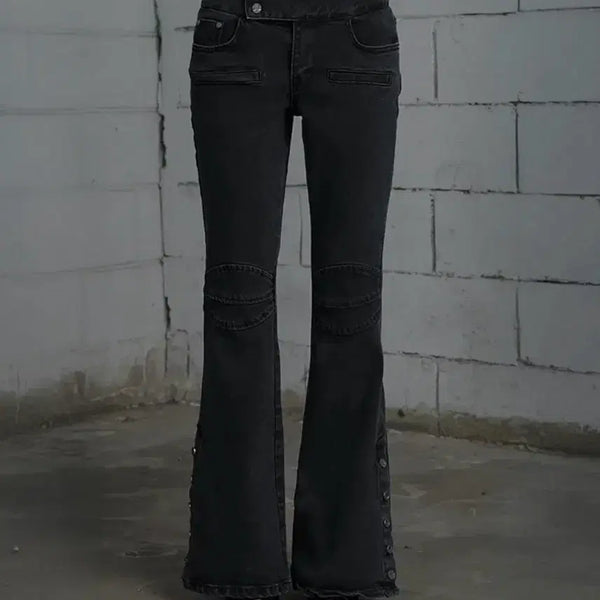 [BUNJANG] Et O Some Denim Pants Dark Grey S / 에트오소메 데님 팬츠
