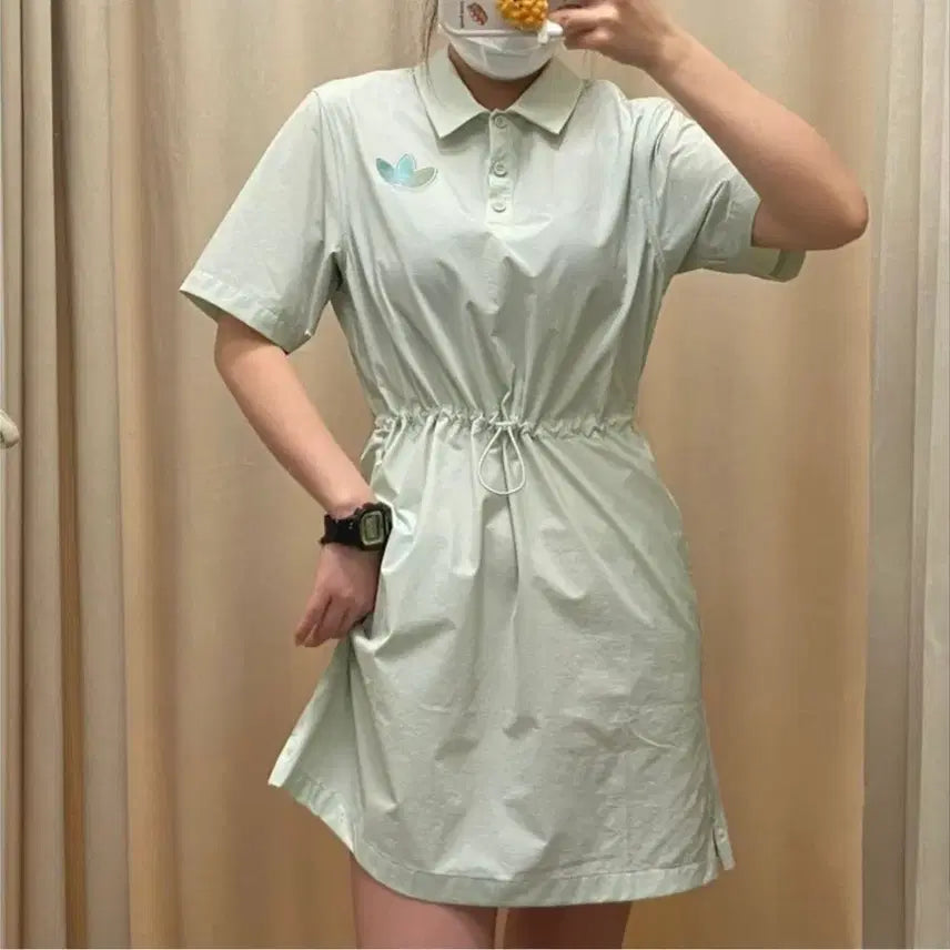 [BUNJANG] Adidas Original Short Sleeve Collar Dress XS / 정품)아디다스 반팔 카라 원피스 XS