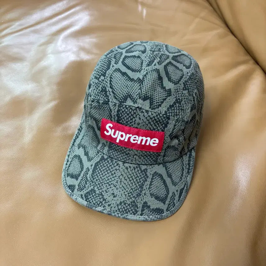 [BUNJANG] Supreme 24SS Snake Camp Cap Hat / 슈프림 캠프캡 모자 박스로고 24ss 스네이크 새제품
