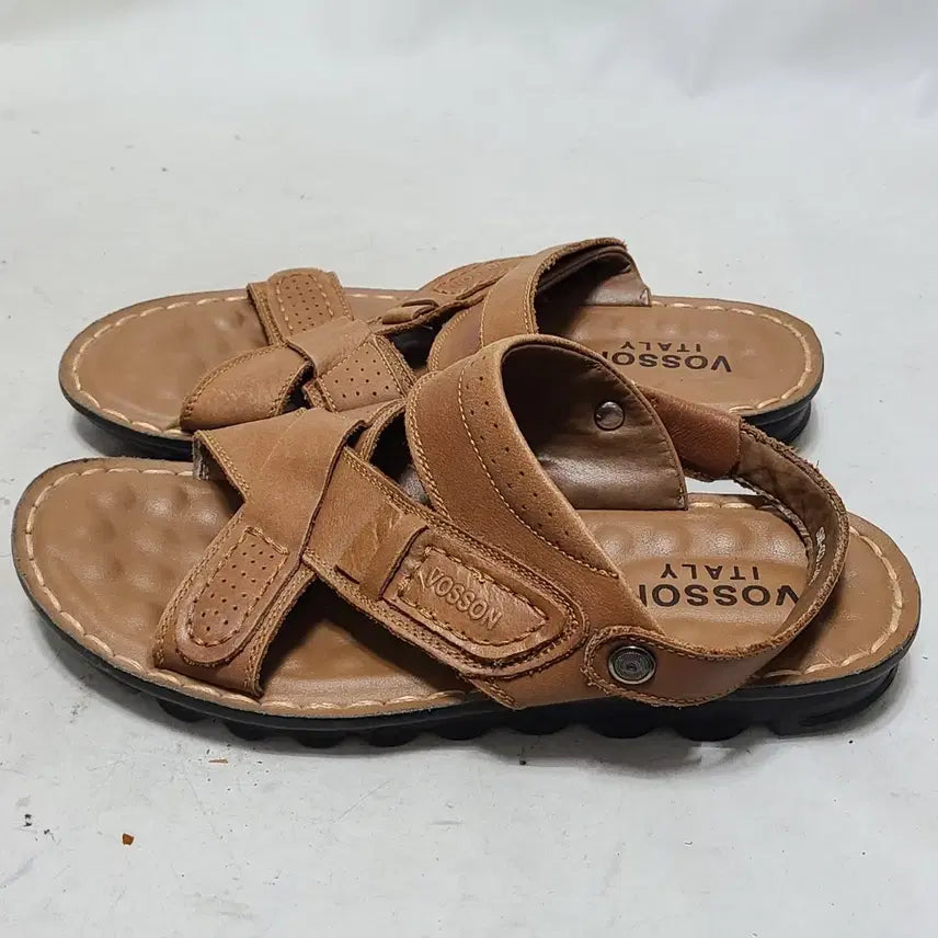[BUNJANG] VOSSON Men's Leather Sandals Size 270 / 2) 270 VOSSON 가죽 샌들
