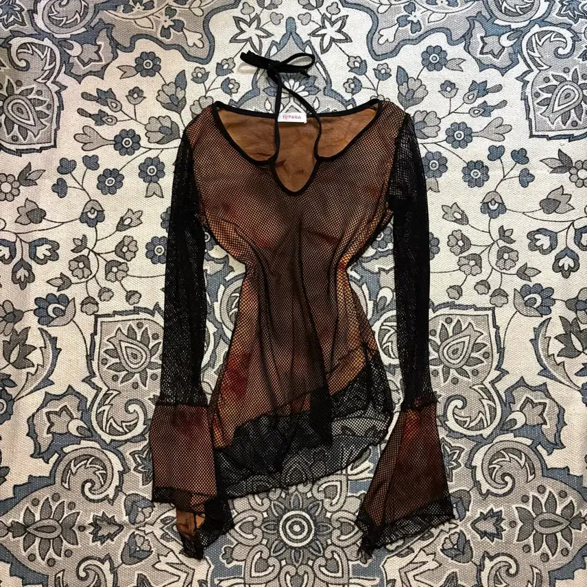 [BUNJANG] Vintage Gothic Punk Long Sleeve Shirt / 빈티지 고딕 펑크 롱슬리브