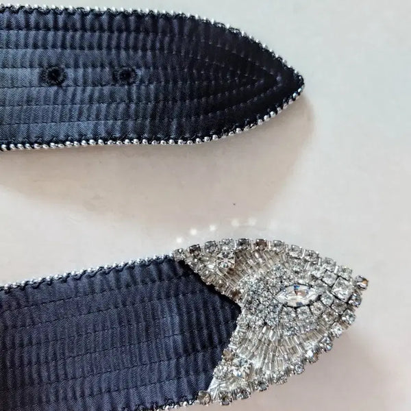 [BUNJANG] Rhinestone Embellished Women's Belt / 큐빅 장식 여성 벨트