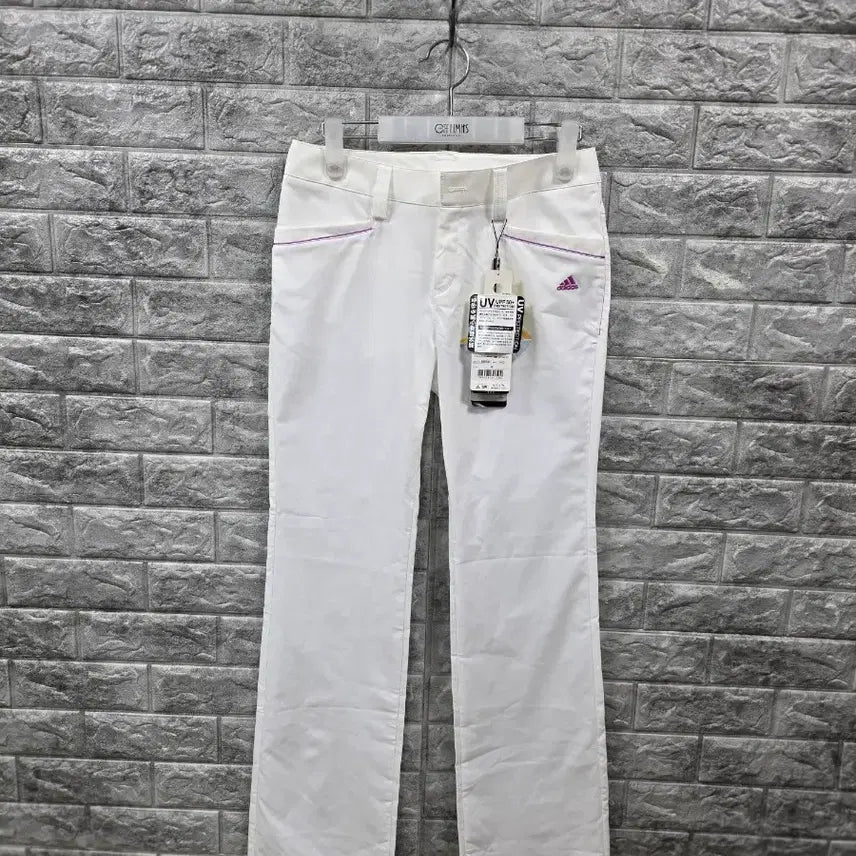 [BUNJANG] Adidas Women's White Golf Spin Pants (Waist 28-29 inches) / 새상품 아디다스 화이트 여자 골프  스핀바지  허리 28-29인치