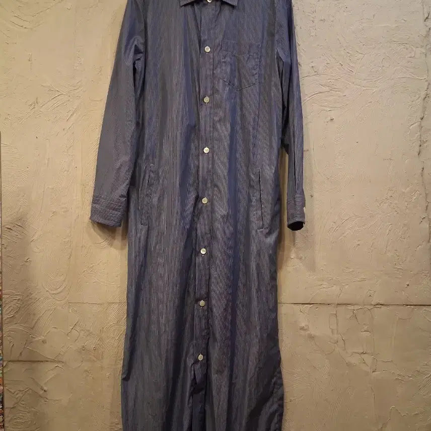 [BUNJANG] A.P.C. Striped Long Shirt Dress / A.P.C. 스트라이프 롱 셔츠 원피스