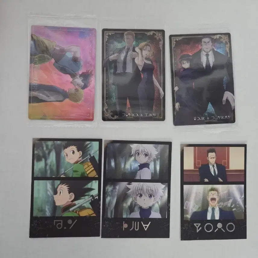 [BUNJANG] Hunter x Hunter Wafer Card & Merchandise Bundle Set / 헌터헌터 웨하스카드 지류 굿즈 판매 6종 일괄 헌헌굿즈