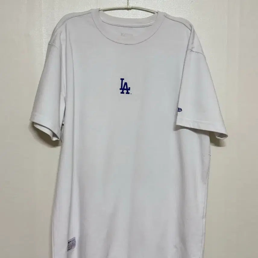 [BUNJANG] New Era LA Dodgers Short Sleeve T-Shirt White / 뉴에라 LA 다저스 반팔 티셔츠 화이트