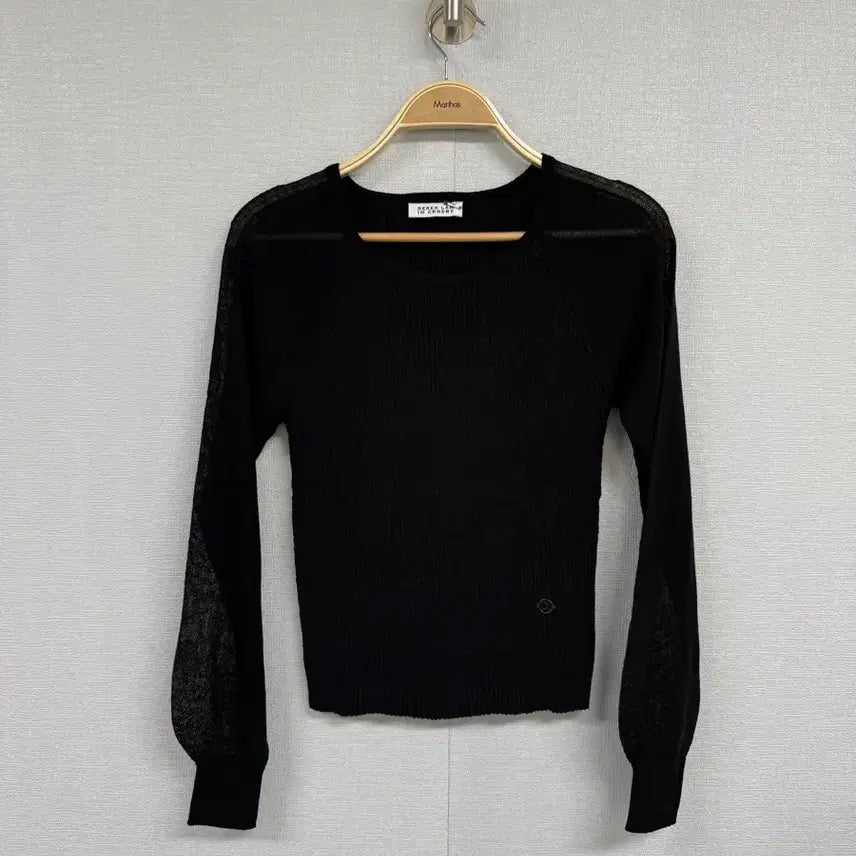 [BUNJANG] Derek Lam See-through Long Sleeve T-Shirt / 데렉렘 시스루 긴팔 티셔츠