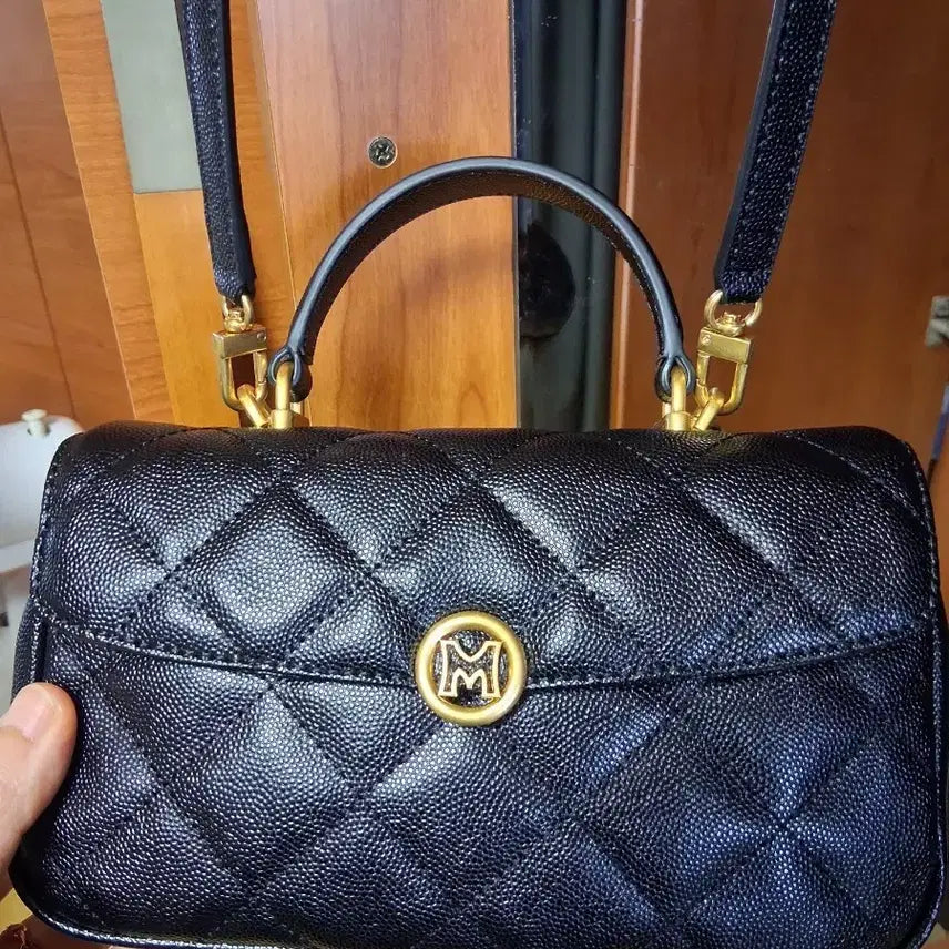 [BUNJANG] Metropolis Quilting Leather Shoulder Bag / 메트로시티
