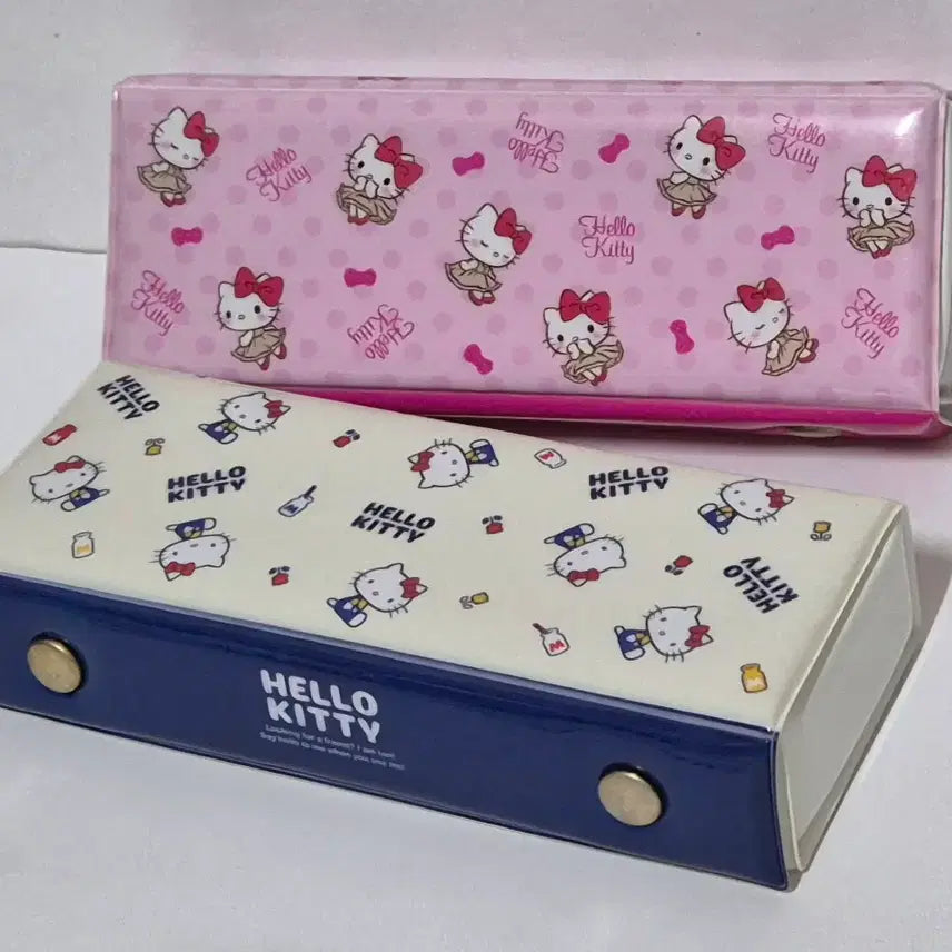 [BUNJANG] Classic Hello Kitty Plush Pencil Case / 고전 헬로키티 폭신 필통 케이스