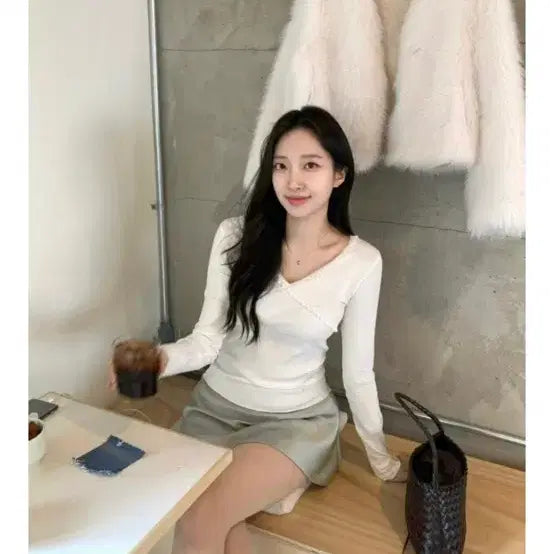[BUNJANG] Aroye Mini Skirt Mint / 아로에 미니 스커트 민트(새제품)