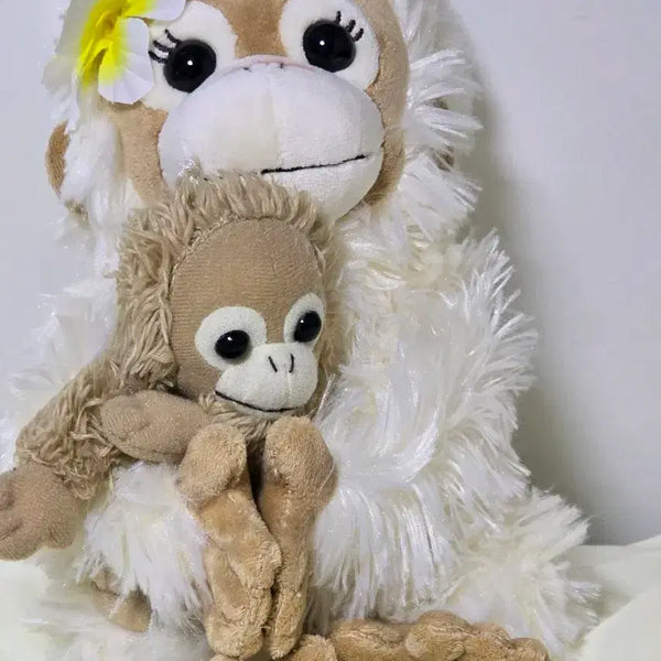 [BUNJANG] Baby Coco & Nuts Classic Monkey Doll Set (2-Piece Bundle) / 베이비코코 앤 너츠  고전인형  일본  고전 원숭이 인형  2개 일괄