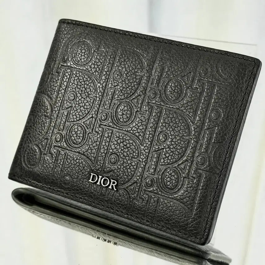 [BUNJANG] Dior 25FW Graffitigram Gravity Oblique Organizer Bifold Wallet Dark Grey / [다크그레이] 25FW 디올 그래피티 그래비티 오블리크 오거나이저 반지갑