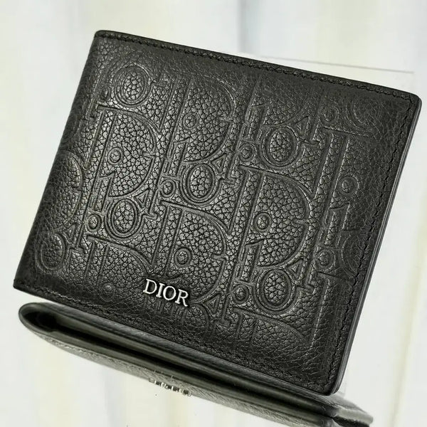 [BUNJANG] Dior 25FW Graffitigram Gravity Oblique Organizer Bifold Wallet Dark Grey / [다크그레이] 25FW 디올 그래피티 그래비티 오블리크 오거나이저 반지갑