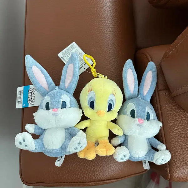 [BUNJANG] Looney Tunes Bugs Bunny/Tweety Plush Keychain / 루니툰 벅스버니/트위티 인형 키링