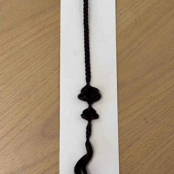 [BUNJANG] Pompom Braids Hair Extension (Natural Brown, 39cm) / 폼폼 브레이드 (1pcs)