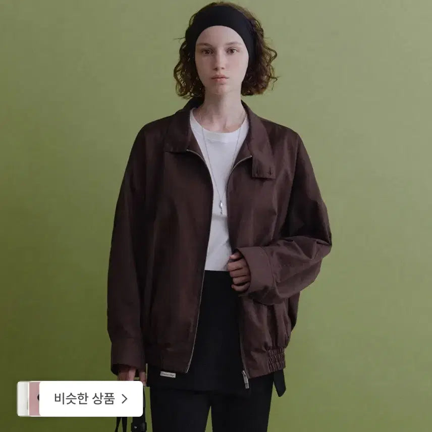 [BUNJANG] FOUYOUON Taf Oversized Blouson (Mocha Brown) / 포유온 Taf Oversized Blouson (Mocha Brown)