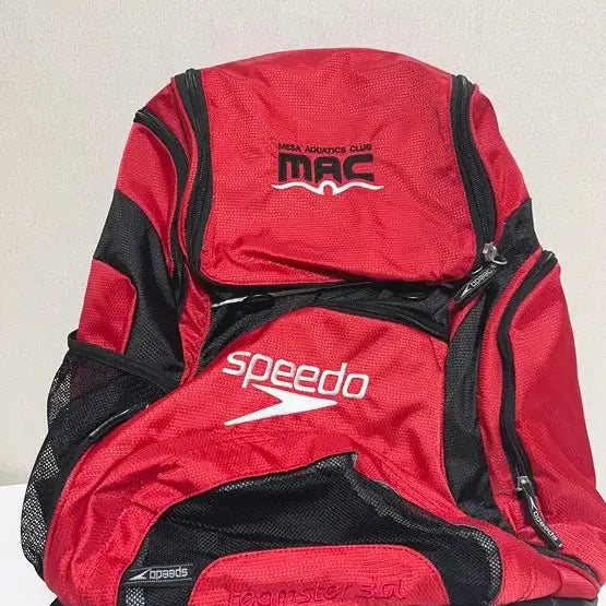 [BUNJANG] Speedo Teamster Backpack 35L (Red) / 맥 레드 스피도 팀스터 백팩 teamster backpack 35L
