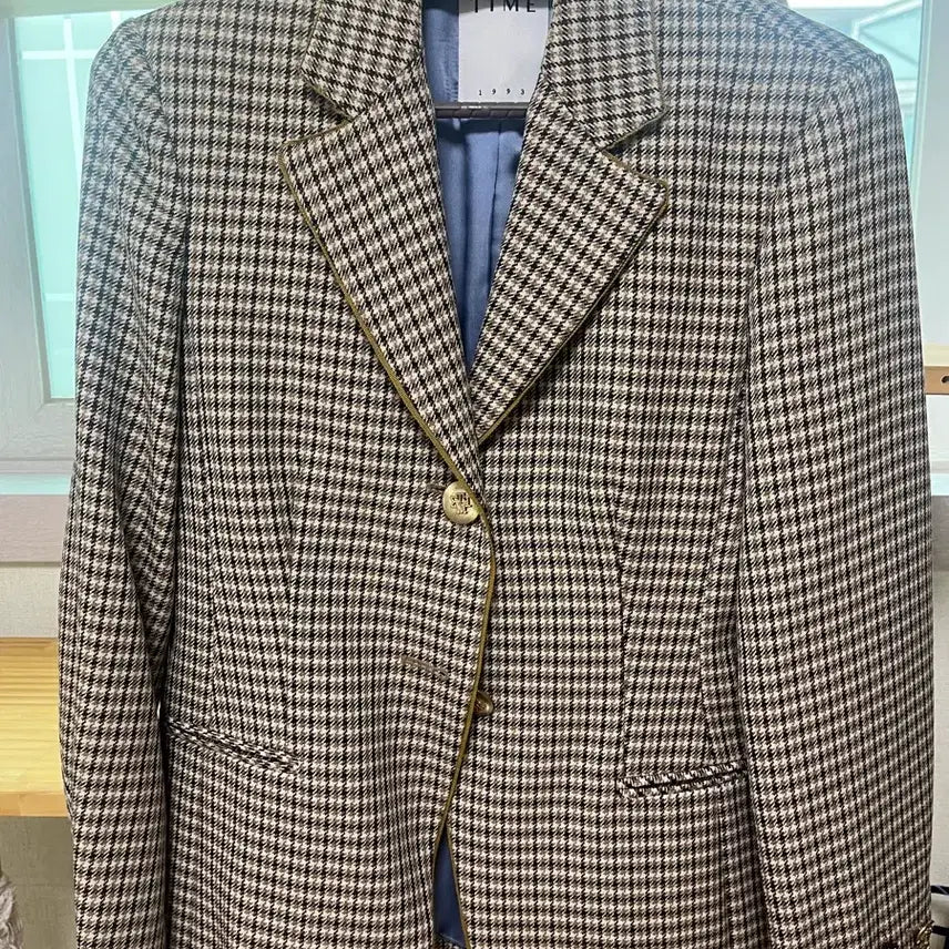 [BUNJANG] TIME Check Jacket / 타임 자켓