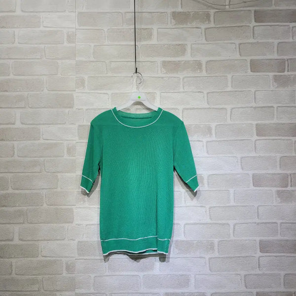 [BUNJANG] Green Knit Sweater - Free Size / ㅊ224 그린 니트 F