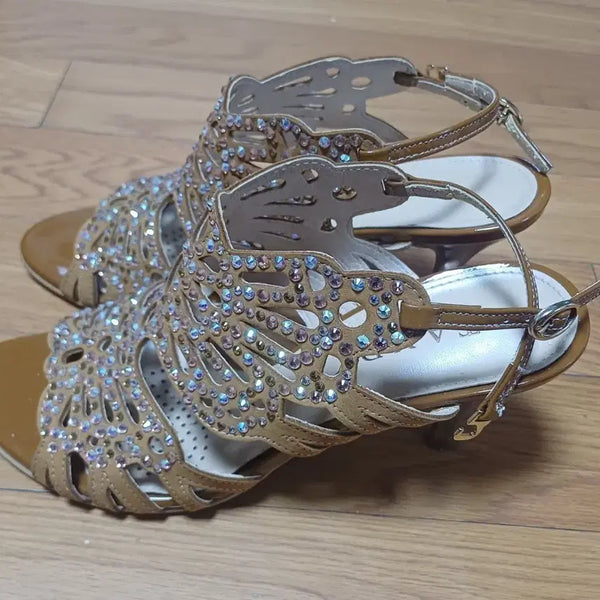 [BUNJANG] Tandy Cubic Strap Sandals - Size 240 / 탠디 큐빅 스트랩 샌들 240 TANDY