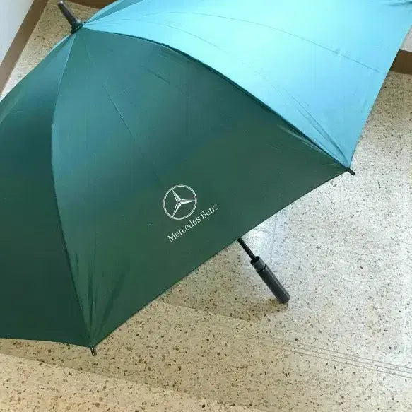 [BUNJANG] Mercedes-Benz Starbucks Color Golf Umbrella / 벤츠 스타벅스 색상 골프우산