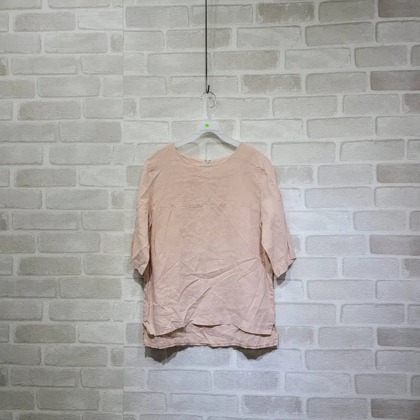 [BUNJANG] Linen T-Shirt - Free Size / ㅊ218 린넨 티셔츠 F