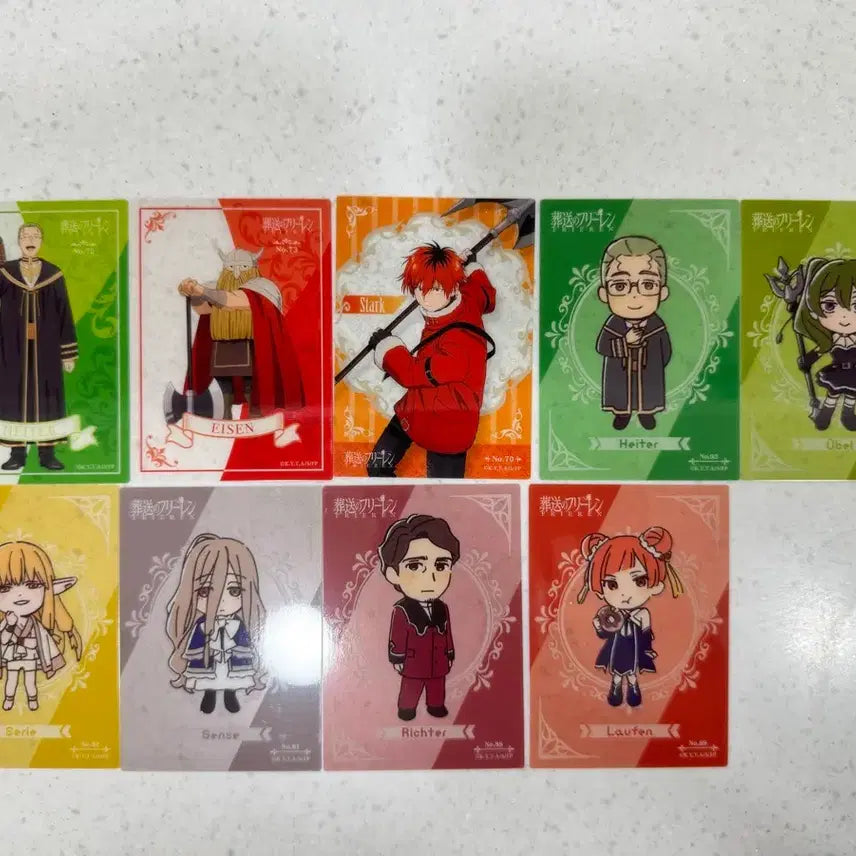 [BUNJANG] Frieren: Beyond Journey's End Stark, Heiter, Jirue, and Übel Card Set / 장송의 프리렌 카드 슈타르크 하이터 제리에 위벨 등