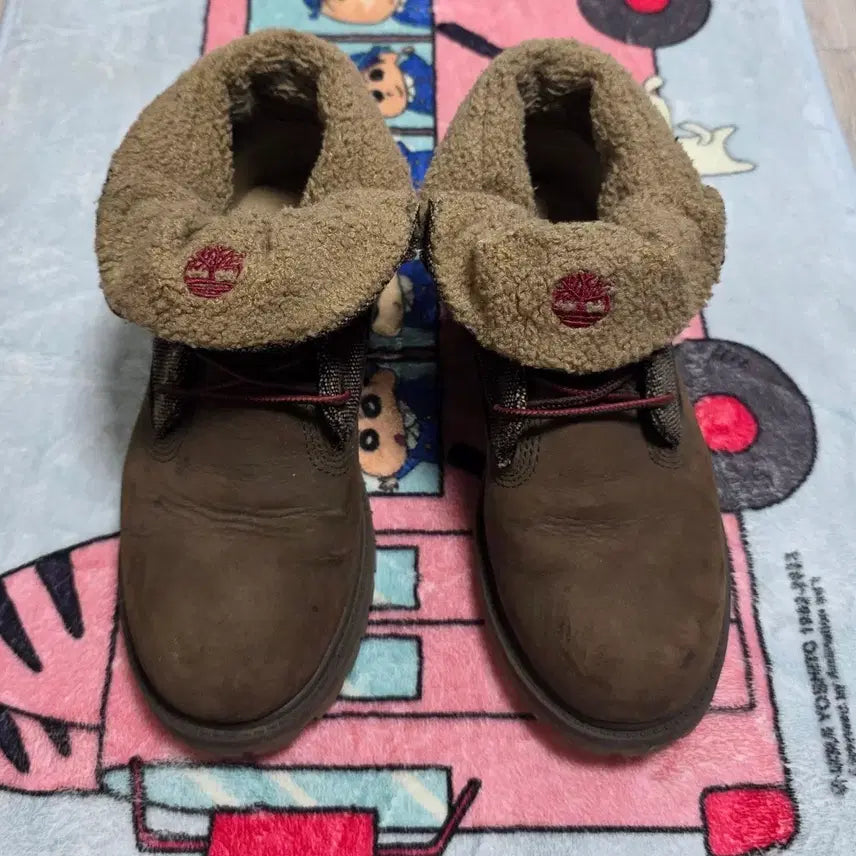 [BUNJANG] Timberland Roll Top Women's Boots Brown / [3W]팀버랜드 롤탑 여성부츠 브라운