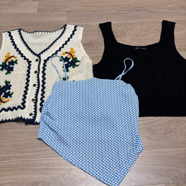 [BUNJANG] Layered Camisole Tank Top / 여름 나시 / 레이어드 나시