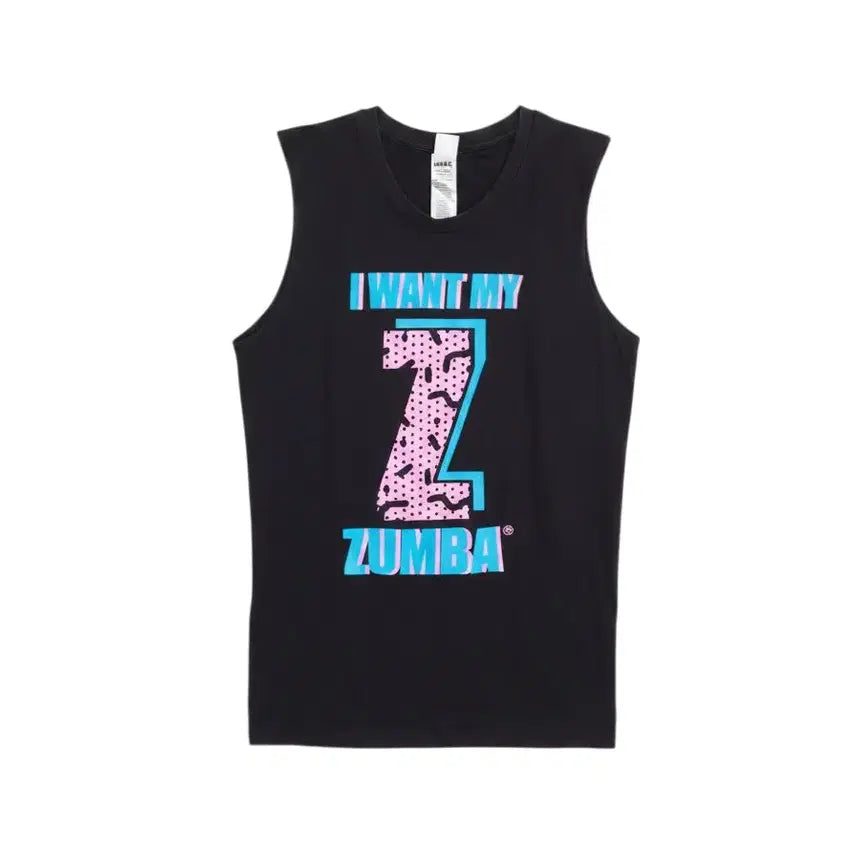 [BUNJANG] Zumba Wear Sleeveless Tank Top BK 35-155 / 여성XS,S/ 줌바웨어 민소매 나시 BK 35-155