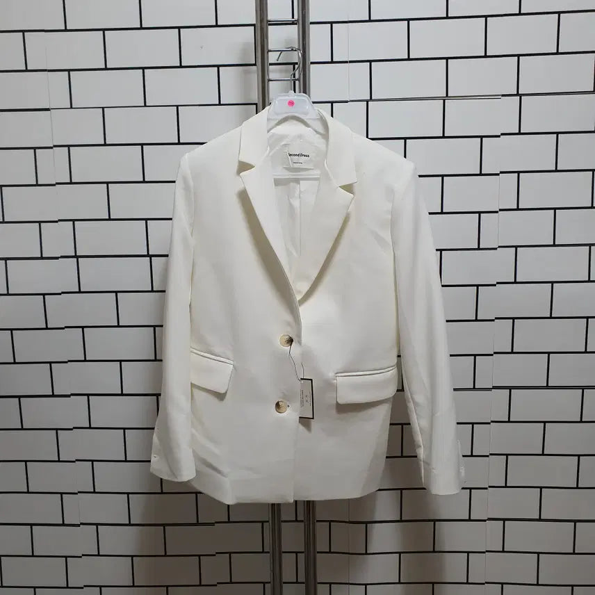 [BUNJANG] Women's White Blazer / 분-118 여성 화이트 블레이저