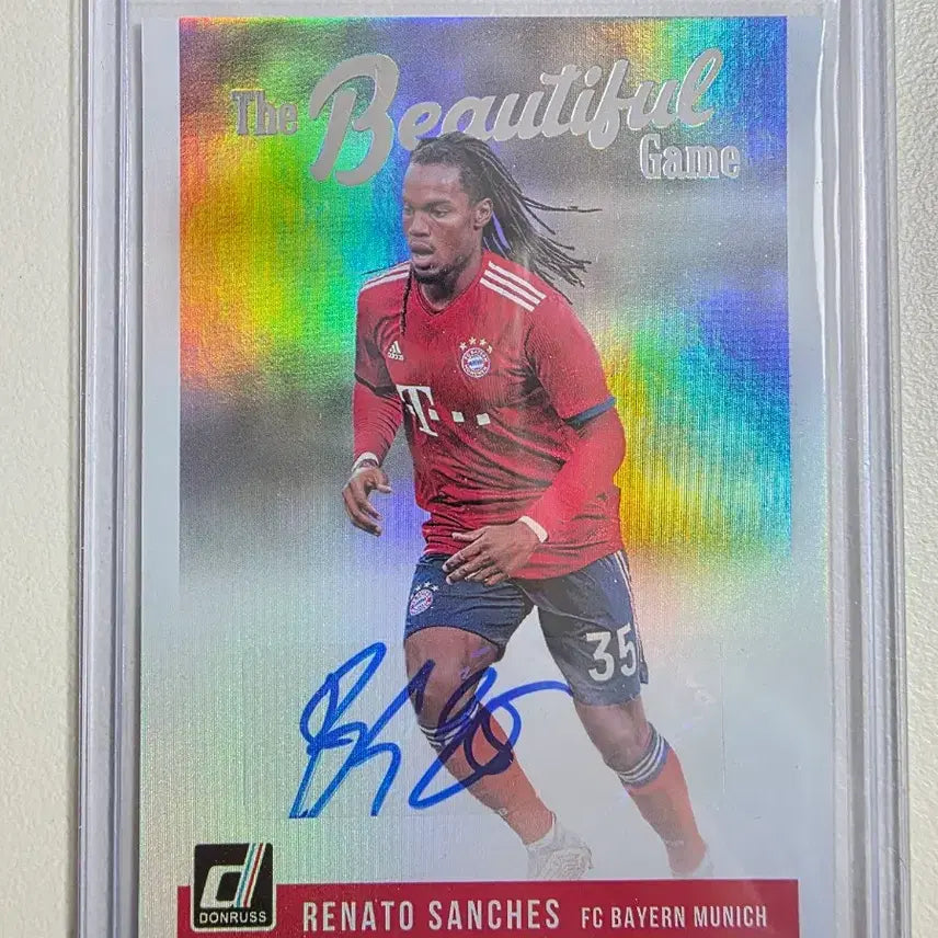[BUNJANG] Renato Sanches 2018-19 Donruss Autograph Trading Card FC Bayern Munich Portugal / 2018-19 레나토 산체스 친필오토 카드 fc 바이에른 뮌헨 포르투갈