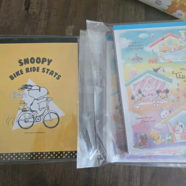 [BUNJANG] Snoopy Disney Memo Pad Set (600 Sheets) / 스누피 디즈니 메모지 100매 6개