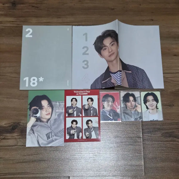 [BUNJANG] EXO SUHO 2024 Season's Greetings Postcard Set Photocard / 엑소 수호 시즌그리팅 시그 엽서 네컷 포카 김준면