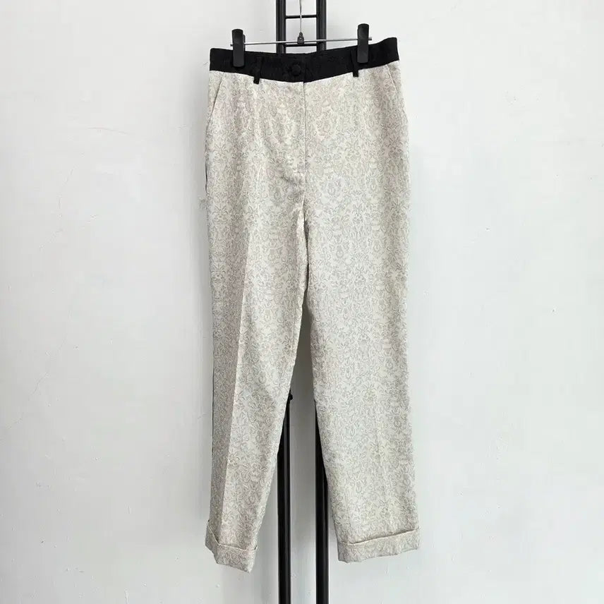 [BUNJANG] Dolce & Gabbana D&G Patterned Roll-Up Trousers / 정품 돌체앤가바나 D&G 패턴 롤업 바지