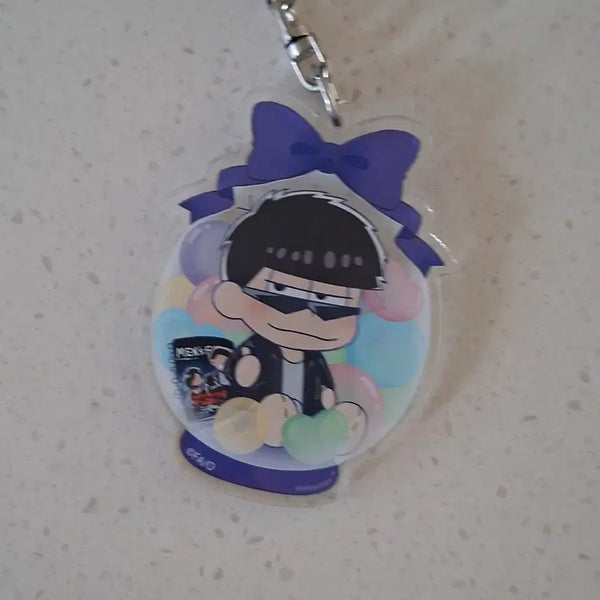 [BUNJANG] Osomatsu-san Ichimatsu Present Balloon Keychain / 오소마츠상 프레젠트벌룬 이치마츠사변 이치마츠 4 키링