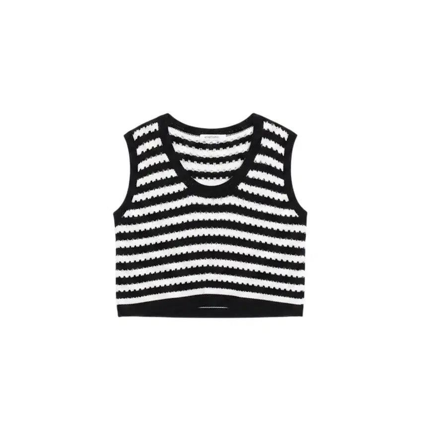 [BUNJANG] PRANA Women's Perforated Crop Sleeveless Knit Top (Size S) / 여성S/ PRANA 코디하기 좋은 펀칭 크롭 민소매 니트 35-147