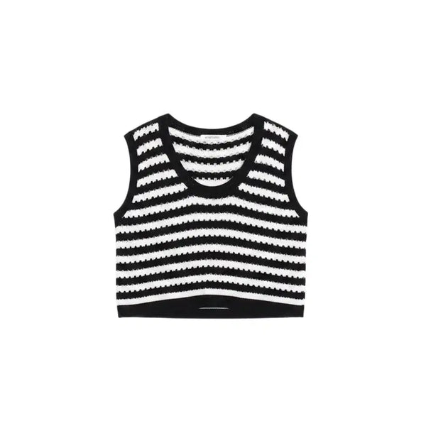 [BUNJANG] PRANA Women's Perforated Crop Sleeveless Knit Top (Size S) / 여성S/ PRANA 코디하기 좋은 펀칭 크롭 민소매 니트 35-147