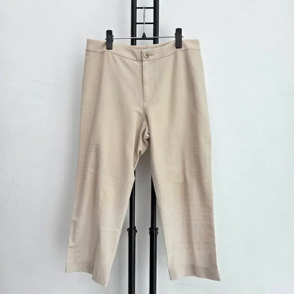 [BUNJANG] Issey Miyake Beige 9/10 Length Cotton Pants / 정품 이세이미야케 베이지색 9부 면바지