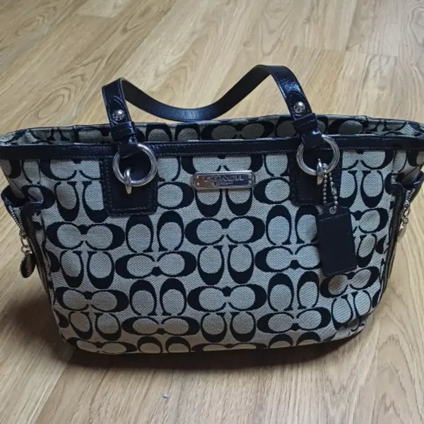 [BUNJANG] Coach Signature Tote Bag / COACH 코치 시그니처 토트백 가방