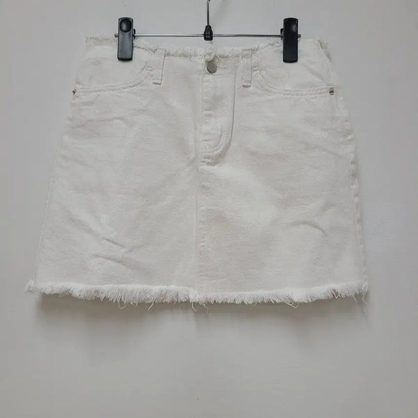 [BUNJANG] TheOpen Product Denim Skirt White / 더오픈프로덕트 데님스커트 55