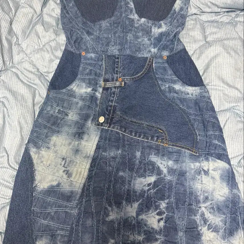 [BUNJANG] Andersson Bell Denim Long Dress / 엔더슨벨 청원피스