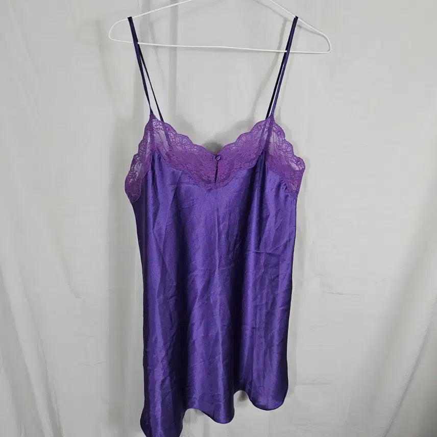 [BUNJANG] Purple Lace Slip Dress M Size / 보라색 레이스 슬립M