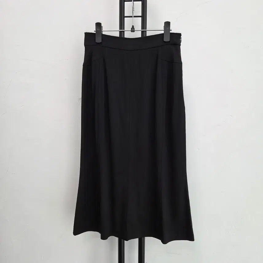 [BUNJANG] Dolce & Gabbana D&G Black Viscose Blend Long Skirt / 정품 돌체앤가바나 D&G 블랙 롱 스커트