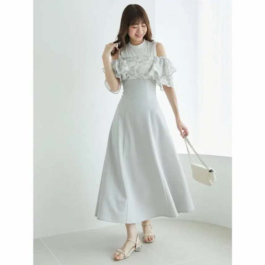 [BUNJANG] Majestic Legon Fit and Flare Dress / 스나계 마제스틱레곤 웨스트 핏앤 플레어 원피스