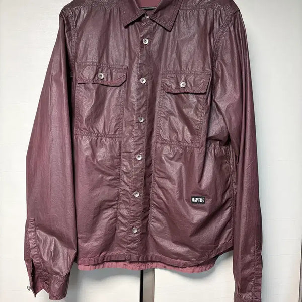 [BUNJANG] Rick Owens Outer Shirt Burgundy L / 릭오웬스 아우터 셔츠 버건디 [L]